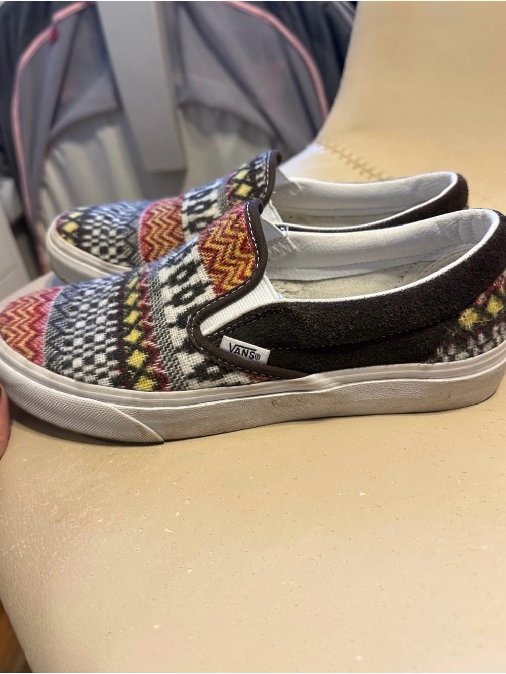 Vans' Slip-On Shoes - Multicolor Pattern